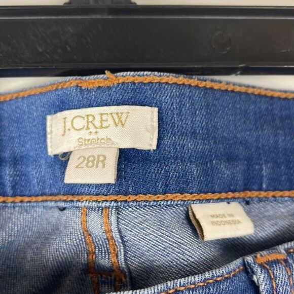 J.CREW Factory Light Wash Stretch Straight Jeans Size 28 - Picture 4 of 9